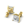 Load image into Gallery viewer, 9-carat-princess-cut-stud-earring-in-yellow-gold-FDEAR10411PRANGLE3-9.00CT-NL-YG.jpg?v=1763113297