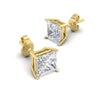 Load image into Gallery viewer, 9-carat-princess-cut-stud-earring-in-yellow-gold-FDEAR10411PRANGLE5-9.00CT-NL-YG.jpg?v=1763113297