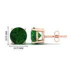 Load image into Gallery viewer, 9-carat-round-emerald-stud-earring-for-women-in-rose-gold-fdear10411rogemgrangle2-9.00ct-nl-rg-hw_3f83cf21-7fb4-407c-ac95-c1f4416f73bb.jpg?v=1765339407
