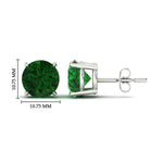 Load image into Gallery viewer, 9-carat-round-emerald-stud-earring-for-women-in-white-gold-fdear10411rogemgrangle2-9.00ct-nl-wg-hw_2fed89d2-aec4-421e-ad95-b127821c7f63.jpg?v=1765339407

