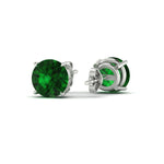 Load image into Gallery viewer, 9-carat-round-emerald-stud-earring-for-women-in-white-gold-fdear10411rogemgrangle4-9.00ct-nl-wg_9c46def3-f2bb-43e5-8e90-a98f1c8acafa.jpg?v=1765339407
