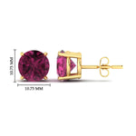 Load image into Gallery viewer, 9-carat-round-pink-sapphire-stud-earring-for-women-in-yellow-gold-fdear10411rogsadrpiangle2-9.00ct-nl-yg-hw_ca6a6de9-6911-4930-938c-75a6905613df.jpg?v=1765339412
