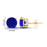 Load image into Gallery viewer, 9-carat-round-sapphire-stud-earring-for-women-in-yellow-gold-fdear10411rogsablangle2-9.00ct-nl-yg-hw_4b1bae4a-67e1-4371-aba4-6899a0beb6b6.jpg?v=1765339402
