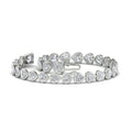 Thumbnail 23 - 9-ct-bezel-tennis-bracelet-heart-shaped-diamond-in-white-gold-fdbrc10581htangle2-9-ct-nl-wg