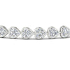 Load image into Gallery viewer, 9-ct-bezel-tennis-bracelet-heart-shaped-diamond-in-white-gold-fdbrc10581htangle2-9-ct-nl-wg