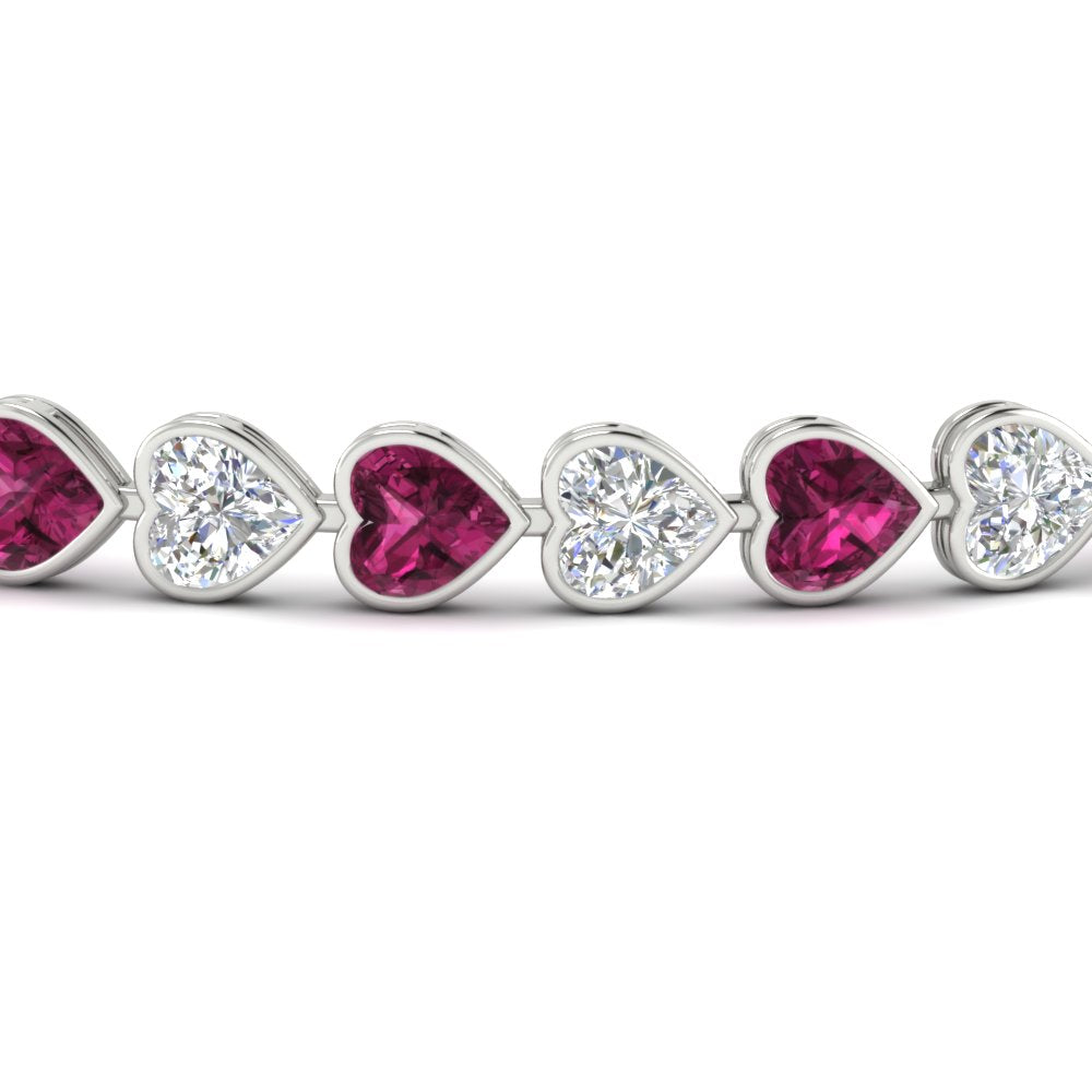 9-ct-bezel-tennis-bracelet-heart-shaped-diamond-with-pink-sapphire-in-white-gold-fdbrc10581htgsadrpiangle2-9-ct-nl-wg