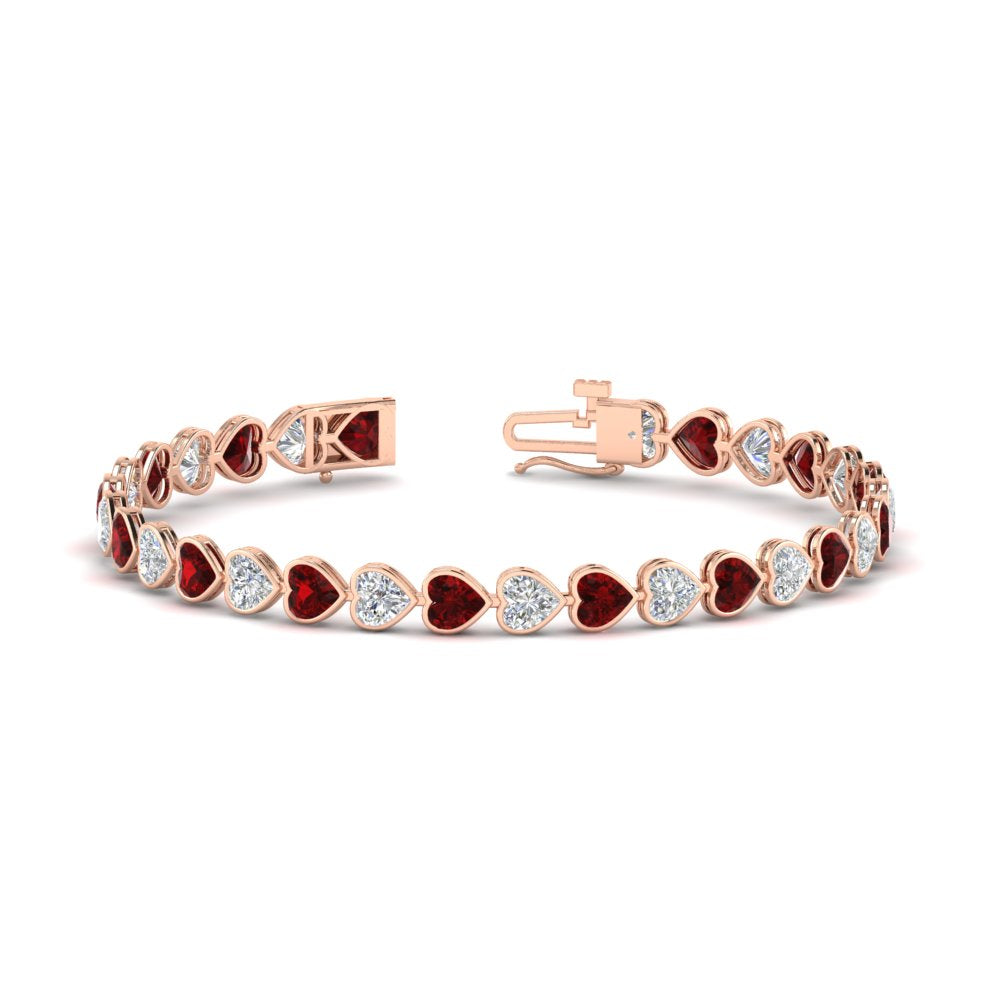 9-ct-bezel-tennis-bracelet-heart-shaped-diamond-with-ruby-in-rose-gold-fdbrc10581htgrudrangle2-9-ct-nl-rg