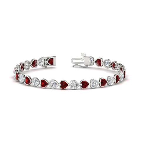9-ct-bezel-tennis-bracelet-heart-shaped-diamond-with-ruby-in-white-gold-fdbrc10581htgrudrangle2-9-ct-nl-wg
