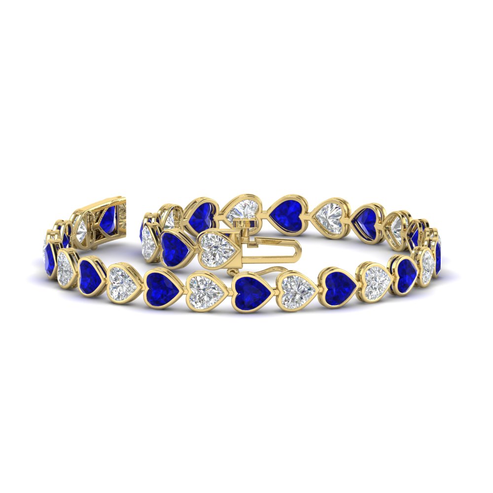 9-ct-bezel-tennis-bracelet-heart-shaped-diamond-with-sapphire-in-yellow-gold-fdbrc10581htgsablangle2-9-ct-nl-yg