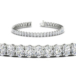 Load image into Gallery viewer, 9 Ct. Oval Diamond Tennis Bracelet For Her
