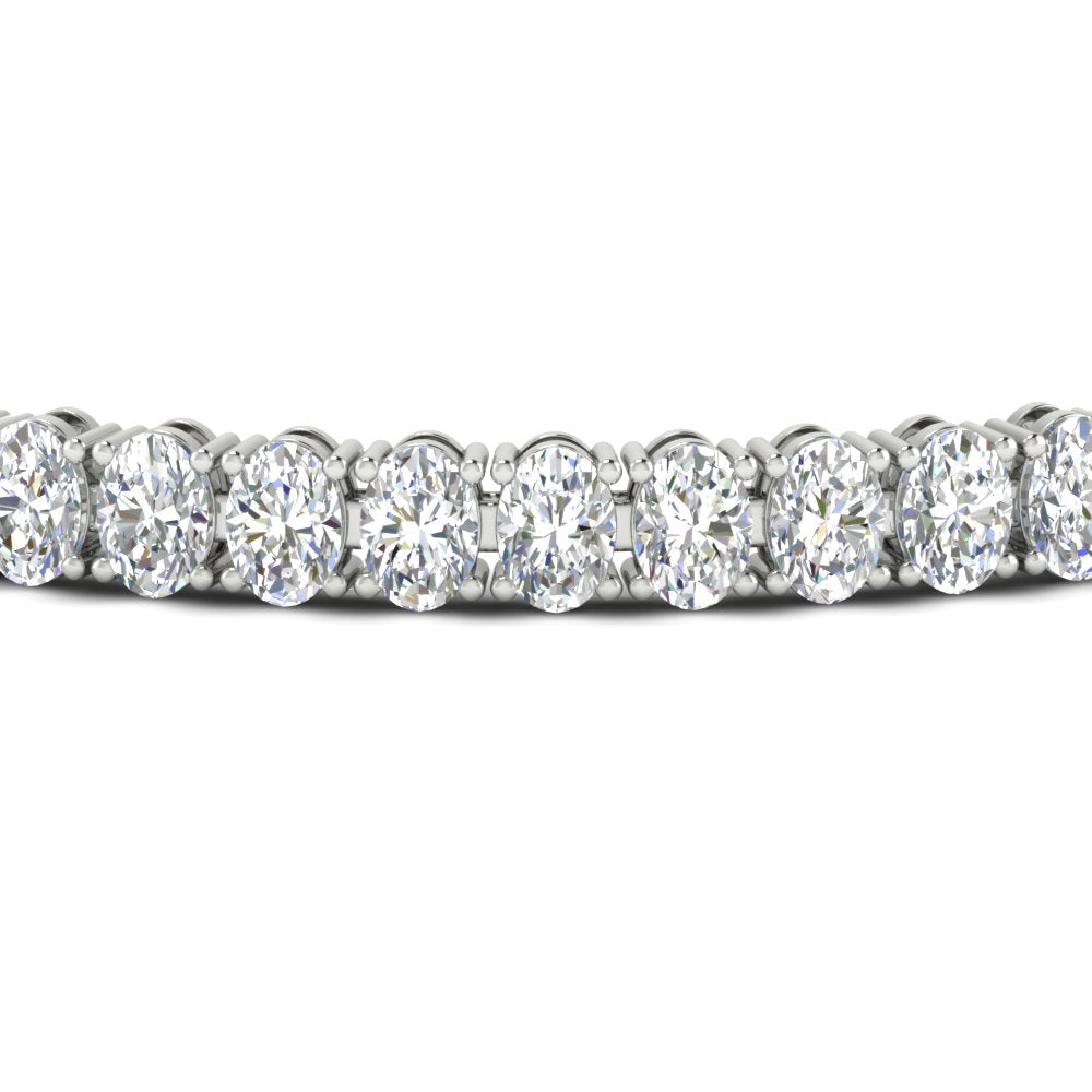 9 Ct. Oval Diamond Tennis Bracelet For Her