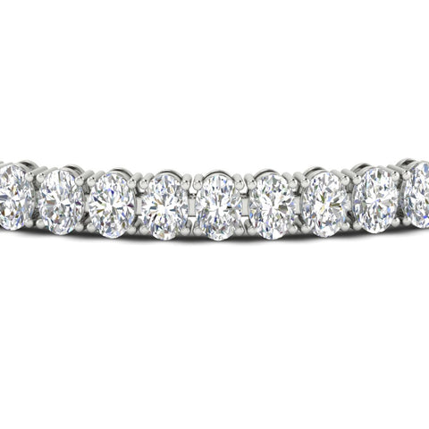9 Ct. Oval Diamond Tennis Bracelet For Her