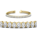 Load image into Gallery viewer, 9 Ct. Oval Diamond Tennis Bracelet For Her

