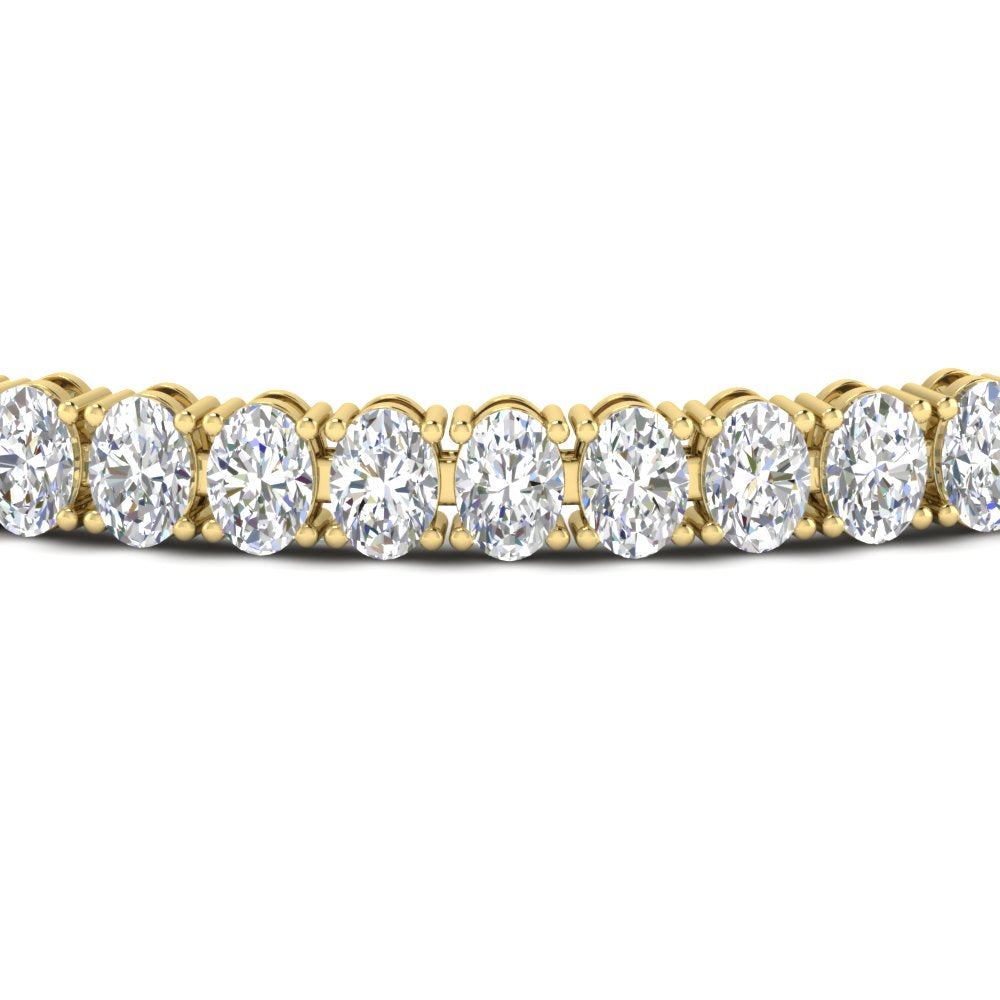 9 Ct. Oval Diamond Tennis Bracelet For Her