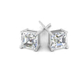 Thumbnail 109 - Asscher Cut Diamond Stud Earring
