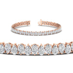 Load image into Gallery viewer, 9-ct-pear-cut-tennis-bracelet
