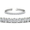 Load image into Gallery viewer, 9 Ct Pear Cut Tennis Bracelet