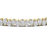 Load image into Gallery viewer, 9 Ct Pear Cut Tennis Bracelet
