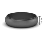 Load image into Gallery viewer, 9-mm-domed-wedding-mens-band-in-black-gold-FDM276354B-9MM-NL-BG
