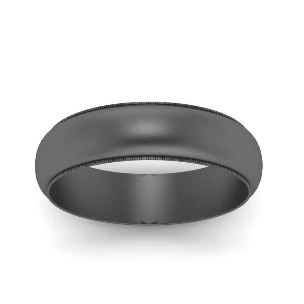 9-mm-domed-wedding-mens-band-in-black-gold-FDM276354B-9MM-NL-BG
