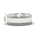 Load image into Gallery viewer, 5 mm Mens Band Double Milgrain
