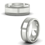 Load image into Gallery viewer, 5 mm Mens Band Double Milgrain
