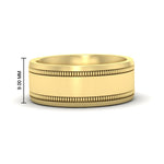 Load image into Gallery viewer, 5 mm Mens Band Double Milgrain
