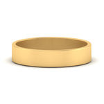 Load image into Gallery viewer, 5 mm Flat Gold Wedding Band
