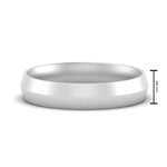 Load image into Gallery viewer, 4 mm Comfort Fit Knife Edge Mens Band
