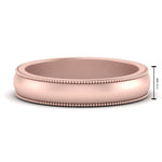 Load image into Gallery viewer, Milgrain Matte Finish Mens Band
