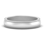 Load image into Gallery viewer, Milgrain Matte Finish Mens Band
