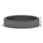 Load image into Gallery viewer, Simple Flat Wedding Band 4MM
