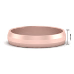 Load image into Gallery viewer, 9-mm-wedding-band-beveled-edge-matte-in-rose-gold-fdm10527b-9.0mm-nl-rg
