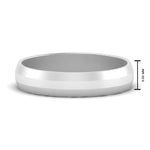 Load image into Gallery viewer, 4 mm Wedding Band Beveled Edge Matte
