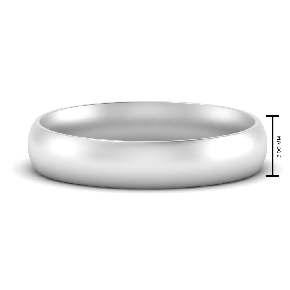 Comfort Fit Mens Wedding Band
