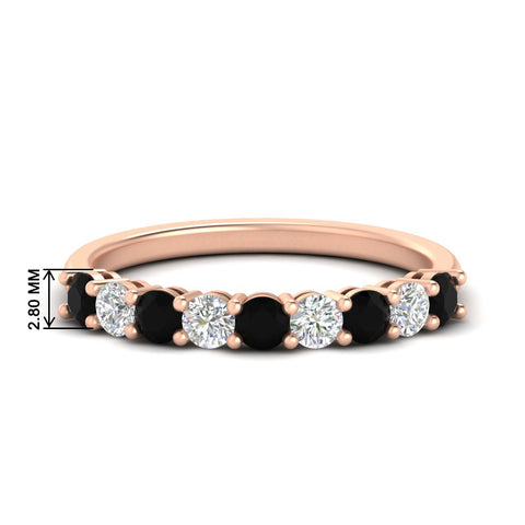 9-stone-0.75-carat-beautiful-black-diamond-wedding-band-in-rose-gold-FD8008B9GBLACK-0.75CT-NL-RG-HW