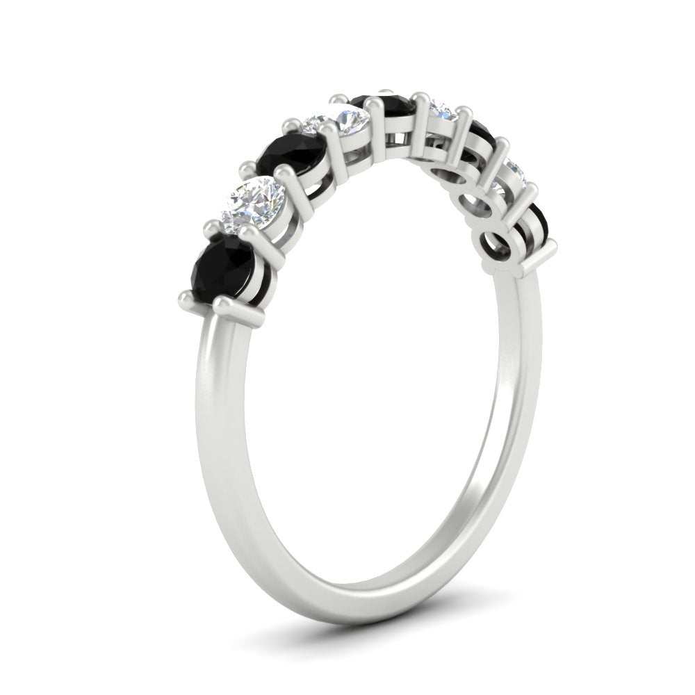 9-stone-0.75-carat-beautiful-black-diamond-wedding-band-in-white-gold-FD8008B9GBLACKANGLE2-0.75CT-NL-WG