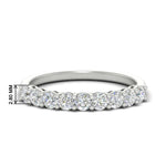 Load image into Gallery viewer, 9-stone-0.75-carat-beautiful-diamond-band-in-white-gold-FD8008B9-0.75CT-NL-WG-HW
