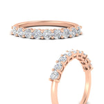 Load image into Gallery viewer, 9-stone-0.75-carat-beautiful-diamond-wedding-band-in-rose-gold-FD8008B9ANGLE3-0.75CT-NL-RG
