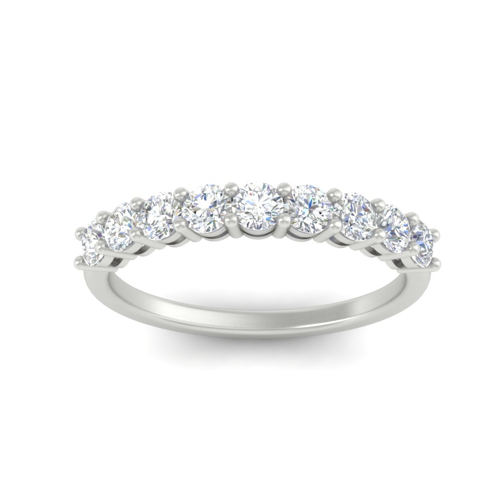 9-stone-0.75-carat-beautiful-diamond-wedding-band-in-white-gold-FD8008B9ANGLE5-0.75CT-NL-WG
