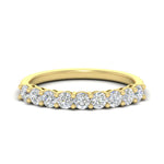 Load image into Gallery viewer, 9-stone-0.75-carat-beautiful-diamond-wedding-band-in-yellow-gold-FD8008B9-0.75CT-NL-YG

