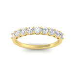 Load image into Gallery viewer, 9-stone-0.75-carat-beautiful-diamond-wedding-band-in-yellow-gold-FD8008B9ANGLE5-0.75CT-NL-YG

