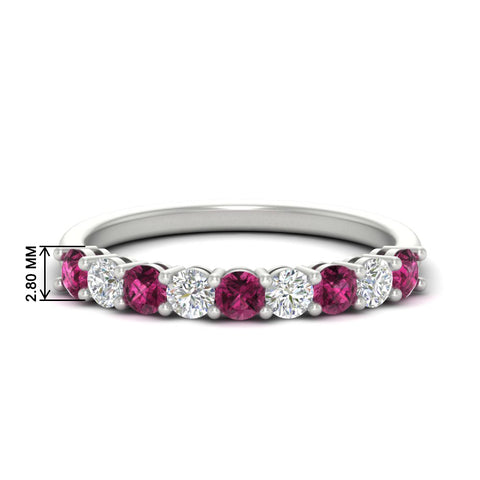 9-stone-0.75-carat-beautiful-pink-sapphire-wedding-band-in-white-gold-FD8008B9GSADRPI-0.75CT-NL-WG-HW