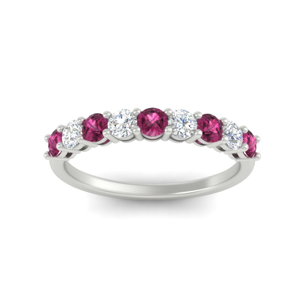 9-stone-0.75-carat-beautiful-pink-sapphire-wedding-band-in-white-gold-FD8008B9GSADRPIANGLE5-0.75CT-NL-WG