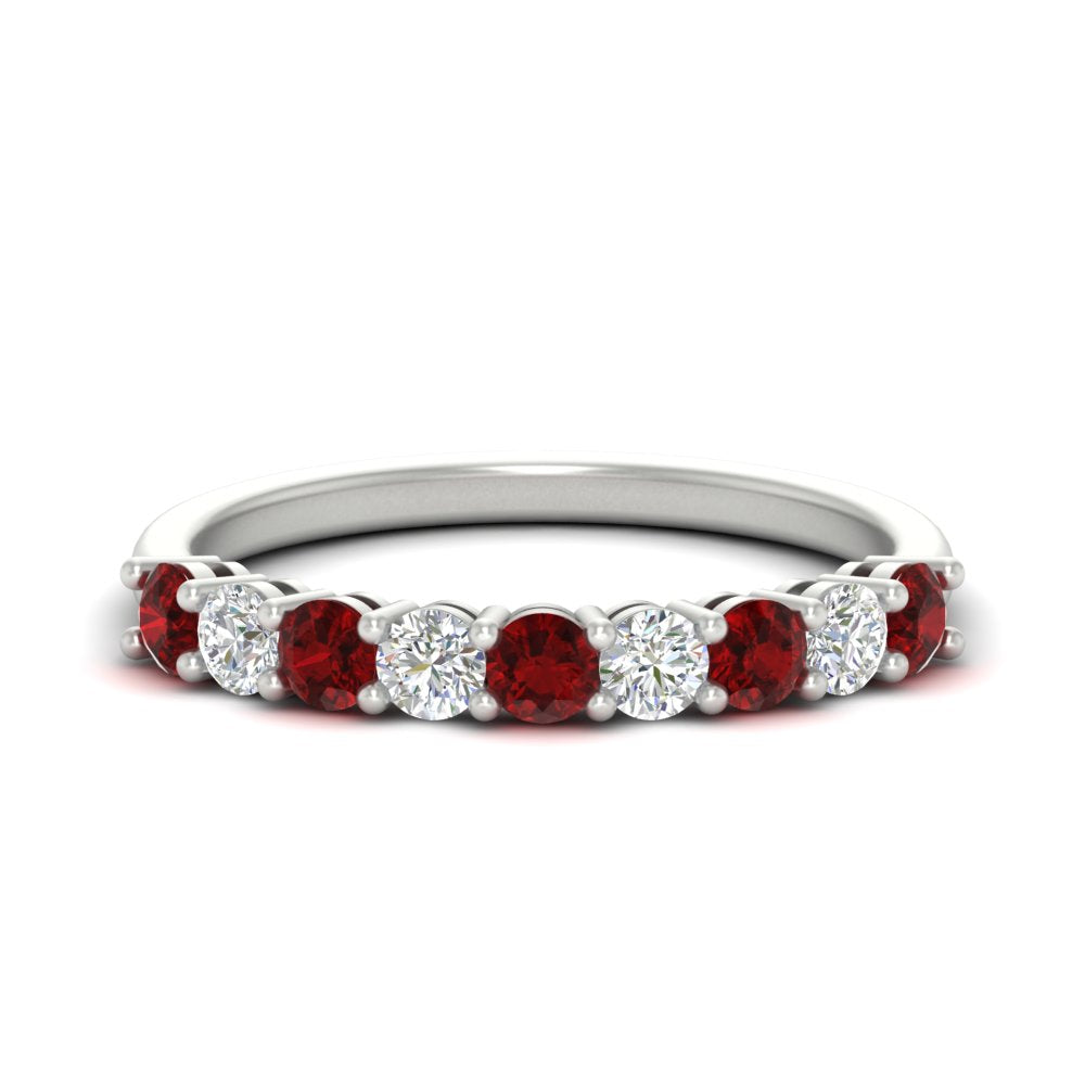 9-stone-0.75-carat-beautiful-ruby-wedding-band-in-white-gold-FD8008B9GRUDR-0.75CT-NL-WG
