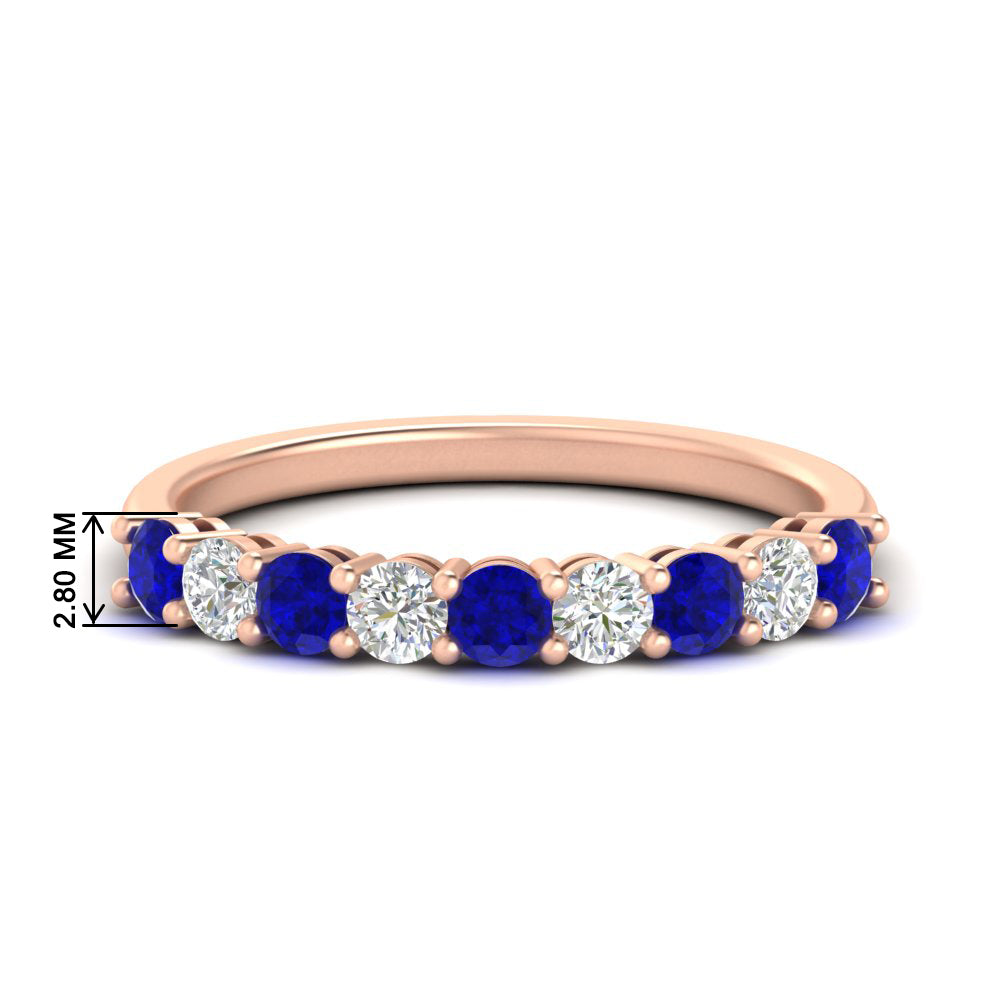9-stone-0.75-carat-beautiful-sapphire-wedding-band-in-rose-gold-FD8008B9GSABL-0.75CT-NL-RG-HW