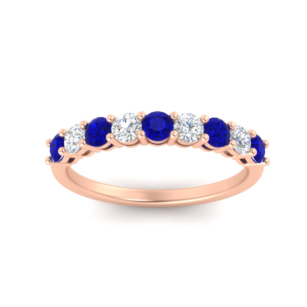 9-stone-0.75-carat-beautiful-sapphire-wedding-band-in-rose-gold-FD8008B9GSABLANGLE5-0.75CT-NL-RG