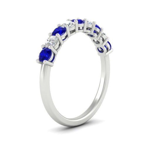 9-stone-0.75-carat-beautiful-sapphire-wedding-band-in-white-gold-FD8008B9GSABLANGLE2-0.75CT-NL-WG