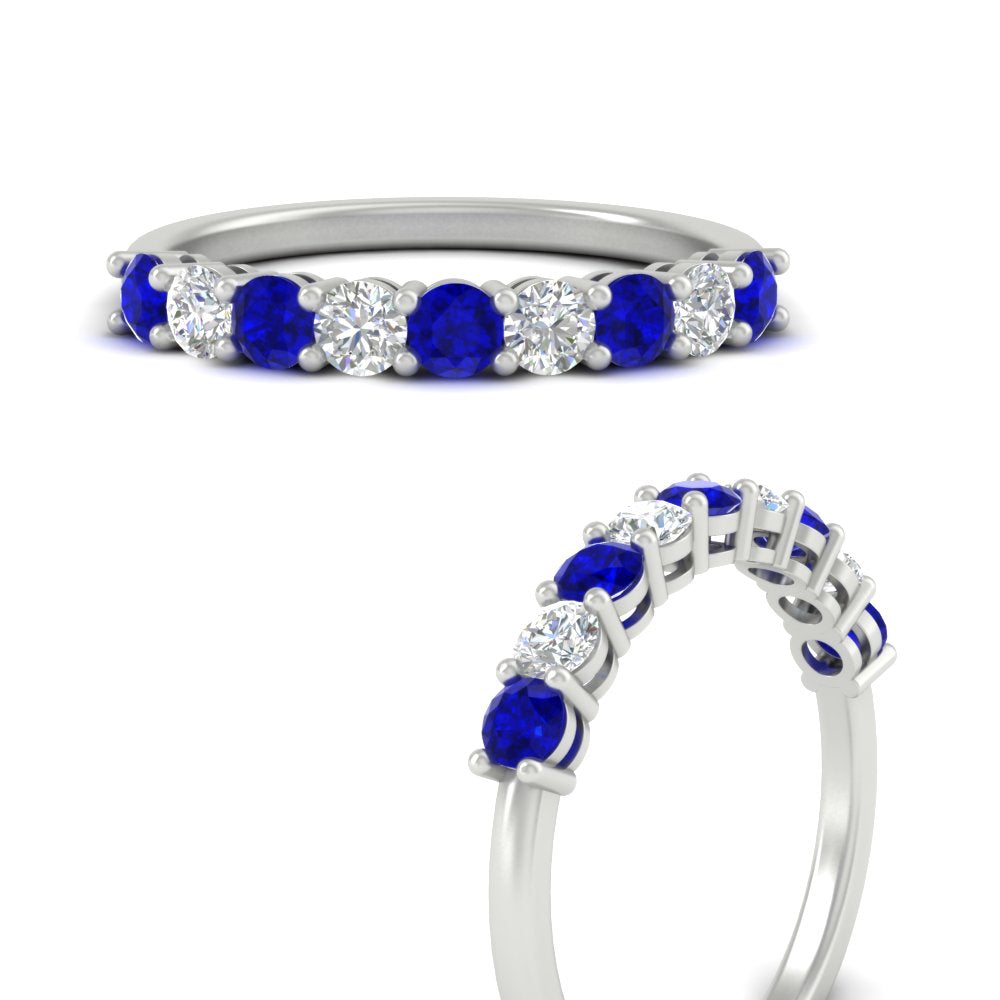 9-stone-0.75-carat-beautiful-sapphire-wedding-band-in-white-gold-FD8008B9GSABLANGLE3-0.75CT-NL-WG