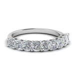 Load image into Gallery viewer, 9 Stone Cushion Cut Anniversary Band
